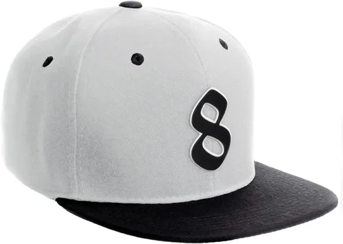 Vista 372 de Daxton Gorra clásica con visera de billete plano con letras del alfabeto inglés antiguo de la A a la Z