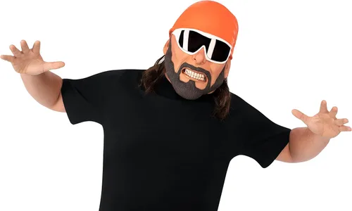 Vista 4 de Rubies Deluxe Macho Man Randy Savage Latex Adult Mask