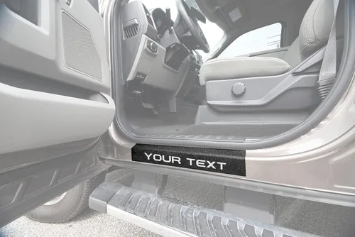 Vista 30 de Superposiciones de protección para umbral de puerta - Compatibles con Super Duty 2017-2022