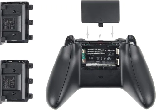 Vista 5 de megadream Gaming Docking Station Dock de Carga con batería recargable Dual 300mAh External Pack Charge Cable Indicador LED de carga para Microsoft