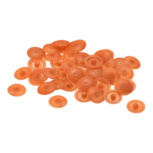 Vista 32 de HARFINGTON Tapas de rosca de plástico, 160 piezas, 11.5x3mm, cubierta de plástico para decoración de tornillos para tuerca de montaje de leva Beige