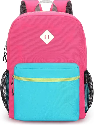 Vista 8 de Mochila para niños pequeños STEAMEDBUN para niños y niñas, mochila escolar para niños pequeños, Negro, 15 pulg., pequeña, Classic