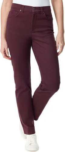 Vista 85 de Gloria Vanderbilt - Pantalones de mezclilla Amanda clásicos de tiro alto y pierna cónica petite para mujer Begonia Bloom