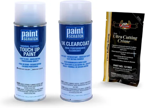 Vista 6 de Kit de reparación de arañazos para coche, compatible con Audi A4 Argus, color marrón metálico (código de color: LY8S/W3)