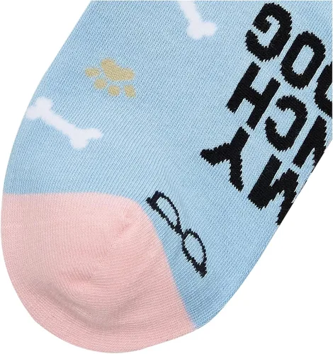 Vista 2 de K. Bell Socks Calcetines casuales para mujer para amantes de los perros