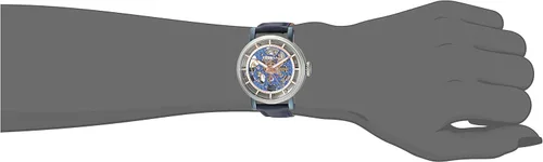 Vista 4 de Fossil Original BoyfriendReloj automático piel talla única Azul