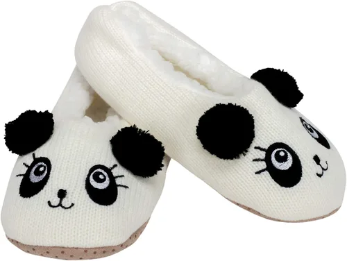 Vista 12 de Elanze Designs Pantuflas suaves antideslizantes con forro de felpa para interior para mujer Negro
