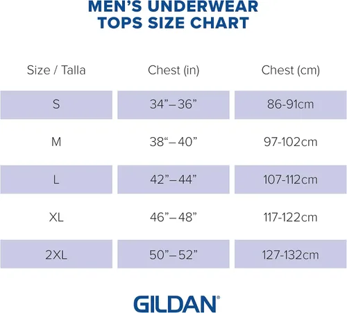 Vista 6 de Gildan Camiseta de tirantes para hombre, multipack, estilo G1104