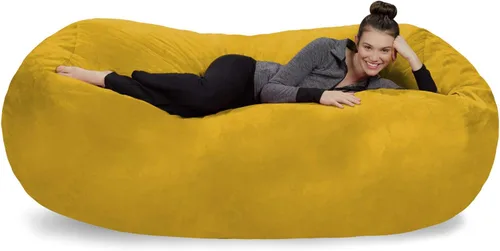 Vista 26 de [Usado] Sofa Sack Funda para Silla Puff Solo la Funda, para Adultos y Niños, Sin Relleno, Cómoda y Esponjosa, Funda de Repuesto para Silla Puff