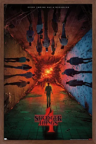 Vista 16 de Trends International Netflix Stranger Things: Temporada 4 - Póster de presentación con el grupo, para pared, de una hoja, 14.725 x 22.375 pulgadas