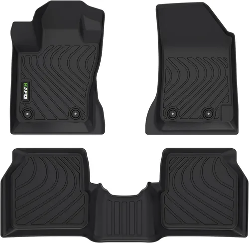 Vista 81 de HAFIDI® - Tapetes para auto con almacenamiento debajo del asiento, para todo clima, antideslizantes, de elastómero termoplástico, para la primera