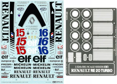 Vista 7 de TAMIYA 1/12 Renault RE-20 Turbo LTD ED TAM12033 Plásticos Coches/Camiones Otros