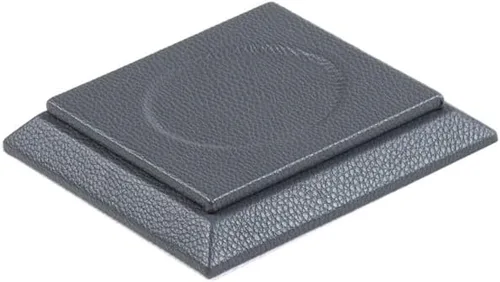 Vista 9 de Juego de organizador de escritorio de cuero regenerado, tapete de escritorio ejecutivo de 12 piezas, placa de nombre, bolígrafos, posavasos