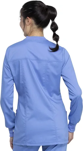 Vista 5 de Cherokee WW305AB - Chaqueta de calentamiento para mujer, ajuste clásico moderno con cremallera frontal