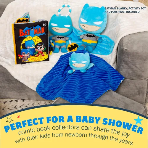 Vista 6 de Mi primer libro de cómics suave - Kids Preferred DC Comics El Batman Bravos Pequeños Héroes Libro sensorial suave para bebés con textura crujiente