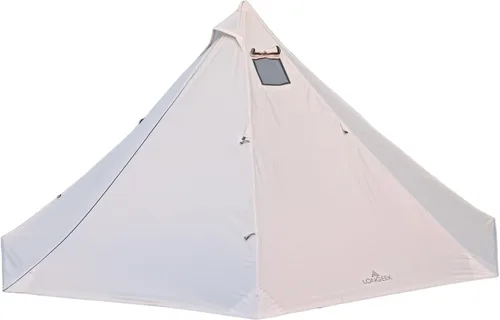 Vista 12 de Tienda de campaña para 2-4 personas, para 4 estaciones, ultraligera, fácil de montar, estilo Teepee caliente