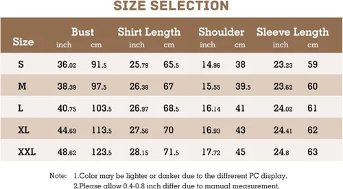 Vista 4 de Blusas casuales de manga larga para mujer, con cuello redondo, botones laterales, blusas.