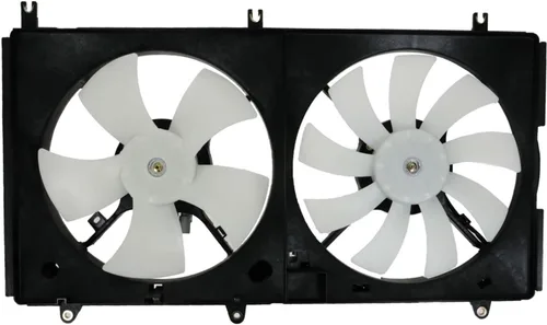 Vista 74 de Conjunto de ventilador de refrigeración dual del radiador TRQ Para Toyota Avalon 2013-2018 Camry 2012-2017 TO3115173