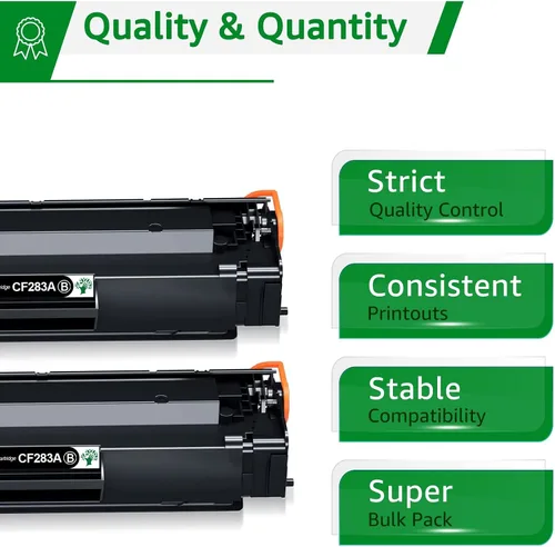 Vista 5 de GREENSKY Cartucho de tóner compatible de repuesto para HP 83A CF283A 283A 83X 283X CF283X para LaserJet Pro MFP M127fw M225dw M201dw M127fn M125nw