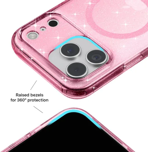 Vista 1237 de VELVET CAVIAR Funda para iPhone 15, compatible con MagSafe, probada contra caídas de 10 pies, fundas protectoras de diseño, leopardo color rosa