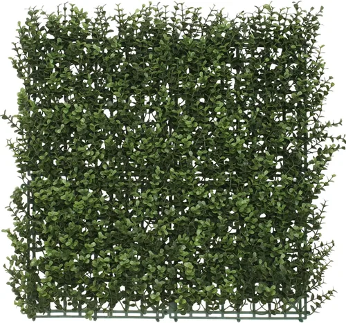 Vista 33 de E&K Panel de valla de plantas artificiales de 20 x 20 pulgadas, hojas sintéticas, césped, panel de privacidad para interiores y exteriores