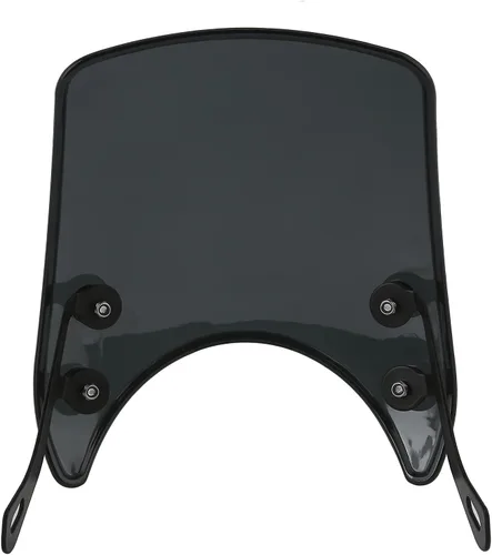 Vista 9 de Motocicleta, Retro Motocicleta PC Deflector de viento universal para 5-7in faro moto parte