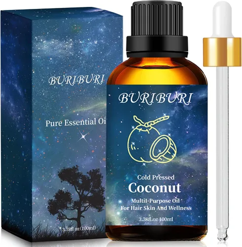 Vista 21 de BURIBURI Aceite esencial de coco, aceite perfumado de grado prémium de 0.3 fl oz (0.3 fl oz), aceite portador de aceite de fragancia de coco