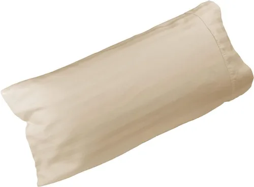 Vista 12 de Funda de almohada corporal de algodón egipcio de 300 hilos, tamaño de rayas de 20 x 54 pulgadas, funda de almohada (20 x 54 pies, beige)
