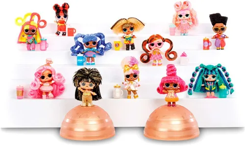 Vista 3 de L.O.L. Surprise! Muñecas Hairvibes con 15 sorpresas y extensiones para mezclar y combinar