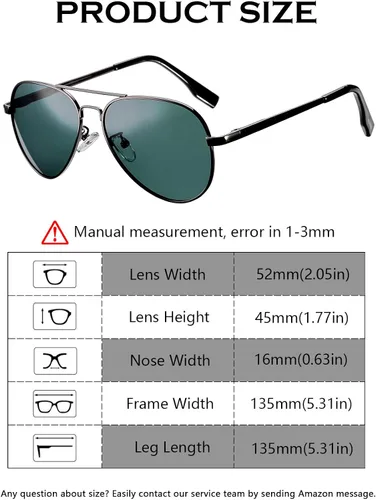 Vista 5 de DeBuff Gafas de sol polarizadas de aviador para niños y niñas de 5 a 18 años cara pequeña para adultos 2047in