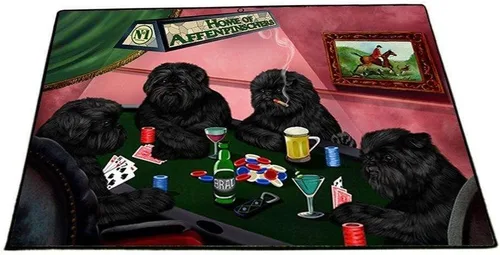 Vista 31 de Doggie of the Day Affenpinscher Dogs Floor Mat - 4th of July Independence Day - Best Dog Doormat - Protector Decor - Unique Portrait Art - Premium