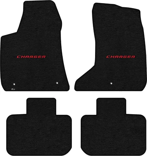 Vista 11 de Lloyd Mats Alfombrillas de Suelo Alfombradas a Medida de Lujo Premium Revestimientos de Suelo para Automóvil para Dodge Charger AWD 2011-2023
