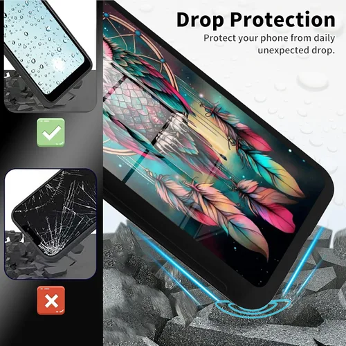 Vista 52 de Funda para Motorola Moto G Stylus 5G 2021 de vidrio templado, funda negra con diseño de mujer negra africana para mujeres y hombres, antiarañazos, a