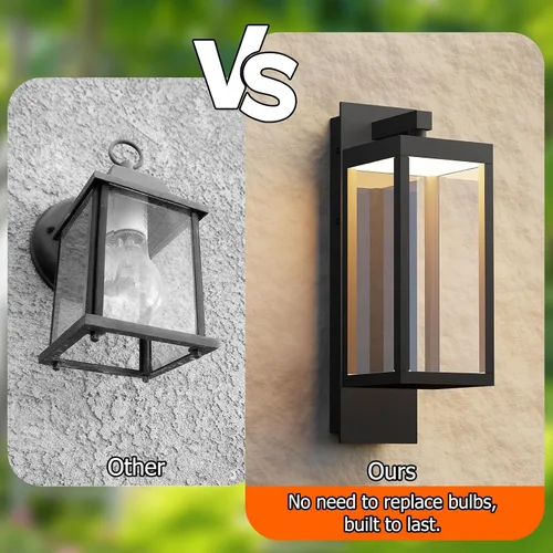 Vista 4 de Accesorios de Lámparas de Pared para Exteriores, Accesorios de Luz para Exteriores de Montaje en Pared, Iluminación de Aplique de Pared