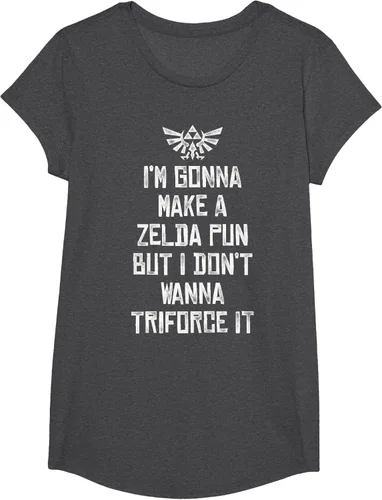 Vista 31 de Nintendo Zelda Funny Triforce It Pun - Camiseta gráfica, Negro, S
