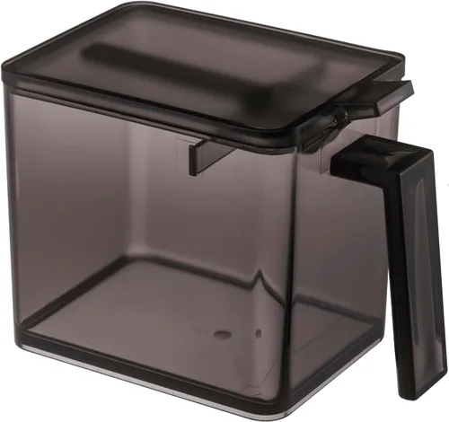 Vista 8 de YAMAZAKI Home Tower - Contenedor de almacenamiento de especias, pequeño, acero + plástico, 1.5 tazas, 11.8 fl oz