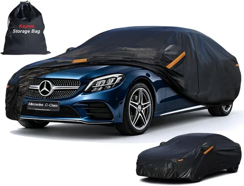 Vista 51 de Kayme Cubierta de auto SUV de 7 capas ajuste personalizado para BMW X1 (2009-2025), impermeable, para todo tipo de clima, para automóviles, cubierta