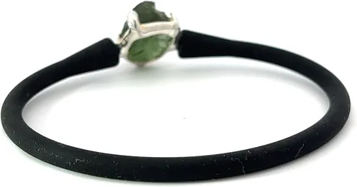 Vista 4 de Pulsera Piedra Moldavita por Stones Desire