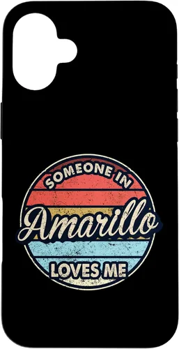 Vista 22 de iPhone 16 Someone In Amarillo Loves Me City US USA Case