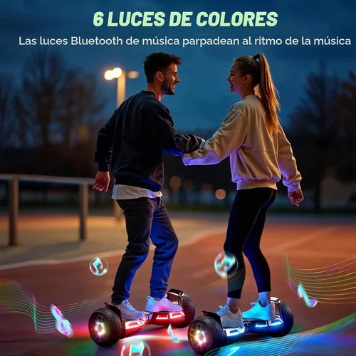 Vista 6 de CBD 8.5'' Offroad Scooter with Corlorful LED and Music Speaker