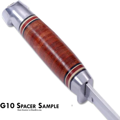 Vista 5 de EZSMITH G10 - Material espaciador de mango de cuchillo - (3 x 12 x 0.030 pulgadas) - Paquete económico de 16