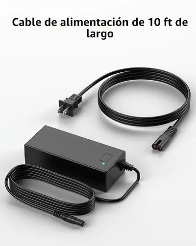 Vista 5 de VHBW Cargador de 63 V compatible con cargador Segway Ninebot de 4 clavijas compatible con Segway Ninebot S/S-MAX/Mini lite/Mini PRO/Go Kart Kit