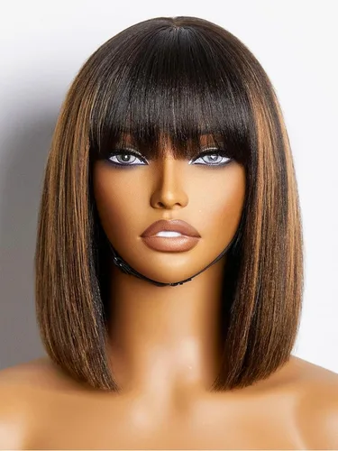 Vista 16 de Luvme Hair Ultra Confortable, de Colocación Rápida y Fácil, Corte Pixie Corto con Flequillo de 12.7 cm, con Tapa de Algodón Amistosa con la Piel