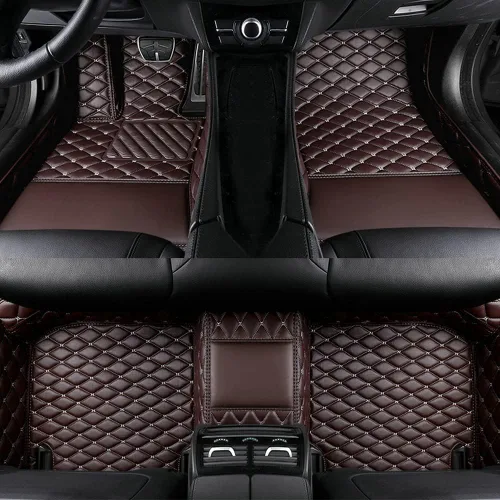 Vista 15 de Alfombrillas de cuero de lujo personalizadas para todo tipo de clima, para el 99 % de los sedán, SUV, automóvil deportivo, para hombres y mujeres