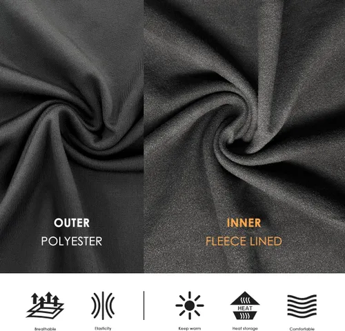 Vista 5 de Camisa de compresión para niños y jóvenes, manga larga, forro polar, secado rápido, deportes, capa base, fútbol, béisbol, baloncesto, camiseta