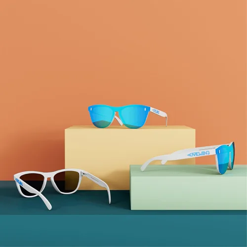 Vista 2 de ROCKNIGHT HD Polarized UV400 Protection Anti Glare Sunglasses TR90 Frame Lightweight Beach Driving