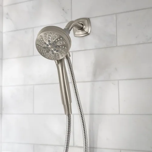 Vista 11 de Moen Engage Magnetix Níquel cepillado resistente a manchas de 3.5 pulgadas, cabezal de ducha de mano desmontable de seis funciones con sistema