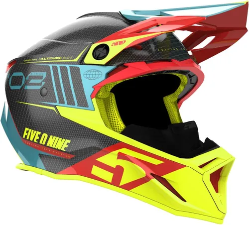 Vista 8 de 509 Altitude 2.0 Casco de fibra de carbono para moto de nieve