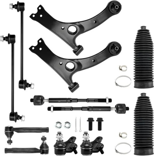 Vista 132 de PHILTOP 6 piezas de brazo de control delantero inferior con barra estabilizadora de rótula para Nissan Rogue 2014-2020 Rogue Sport 2017-2022 Qashqai