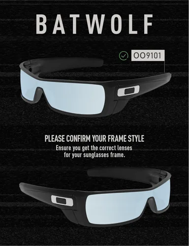 Vista 3 de ToughAsNails 2 pares de lentes de repuesto polarizadas compatibles con gafas de sol Oakley Batwolf OO9101